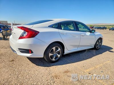 Trzecie zdjęcie samochodu z tyłu: 2019 HONDA CIVIC LX VIN:19XFC2F63KE046215 - miniatura