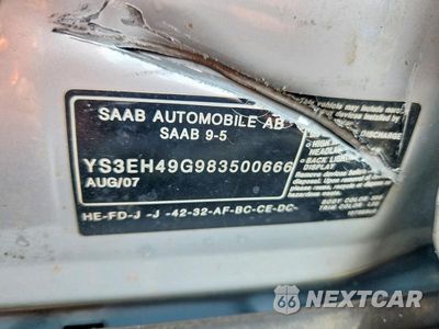Zdjęcie 12 z 12 samochodu: 2008 SAAB 9-5 AERO VIN:YS3EH49G983500666 - miniatura