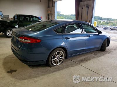 Trzecie zdjęcie samochodu z tyłu: 2018 FORD FUSION SE VIN:3FA6P0HD6JR164454 - miniatura
