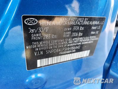 Zdjęcie 12 z 12 samochodu: 2017 HYUNDAI ELANTRA SE VIN:5NPD84LF5HH186442 - miniatura
