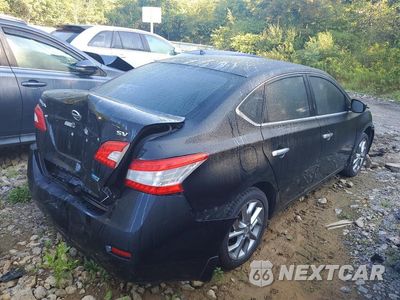 Trzecie zdjęcie samochodu z tyłu: 2014 NISSAN SENTRA SV VIN:3N1AB7AP9EY314099 - miniatura
