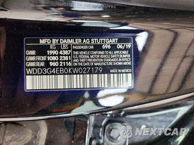 Zdjęcie 12 z 12 samochodu: 2019 MERCEDES-BENZ A 220 VIN:WDD3G4EB0KW027179 - miniatura