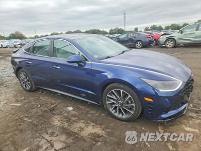 Czwarte zdjęcie samochodu z boku: 2022 HYUNDAI SONATA LIMITED VIN:5NPEH4J20NH135592 - miniatura