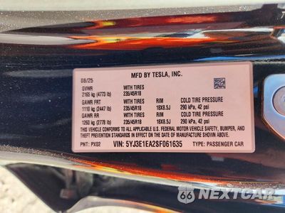 Zdjęcie 13 z 13 samochodu: 2025 TESLA MODEL 3 VIN:5YJ3E1EA2SF061635 - miniatura