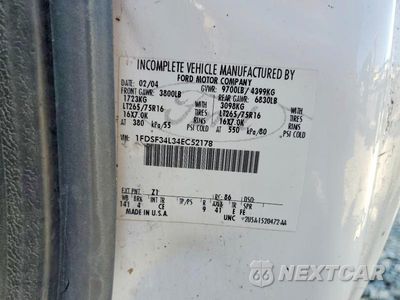 Zdjęcie 12 z 12 samochodu: 2004 FORD F-350 SUPER DUTY VIN:1FDSF34L34EC52178 - miniatura