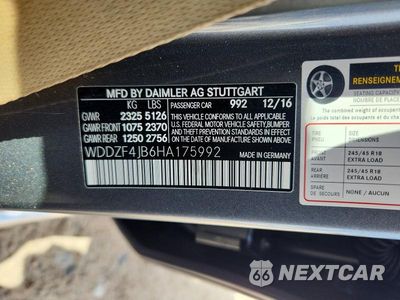 Zdjęcie 12 z 12 samochodu: 2017 MERCEDES-BENZ E 300 VIN:WDDZF4JB6HA175992 - miniatura