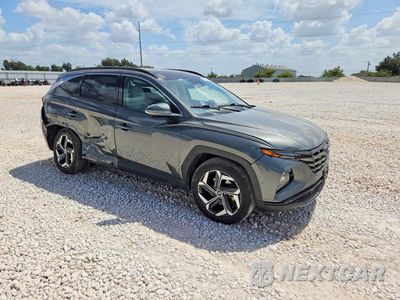 Czwarte zdjęcie samochodu z boku: 2023 HYUNDAI TUCSON LIMITED VIN:5NMJE3AE8PH265373 - miniatura