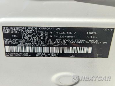 Zdjęcie 14 z 14 samochodu: 2016 TOYOTA RAV4 LE VIN:JTMBFREV6GJ071465 - miniatura