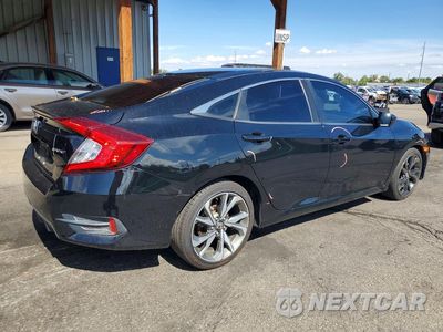 Trzecie zdjęcie samochodu z tyłu: 2020 HONDA CIVIC SPORT VIN:19XFC2F84LE015347 - miniatura