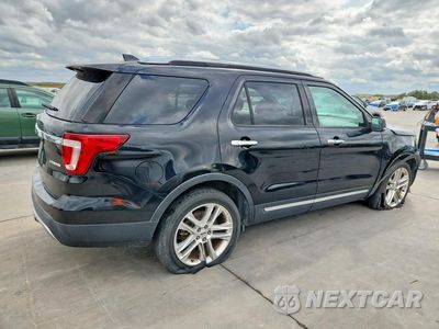 Trzecie zdjęcie samochodu z tyłu: 2016 FORD EXPLORER LIMITED VIN:1FM5K7F84GGB62037 - miniatura