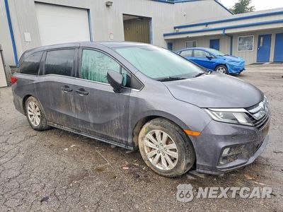 Czwarte zdjęcie samochodu z boku: 2019 HONDA ODYSSEY LX VIN:5FNRL6H27KB029944 - miniatura