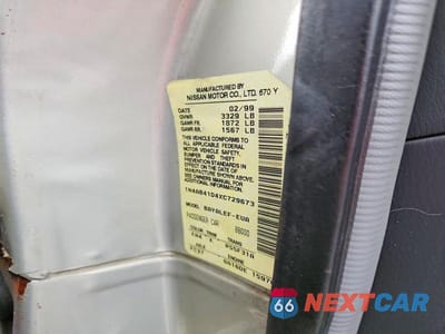 Zdjęcie 12 z 12 samochodu: 1999 NISSAN SENTRA XE VIN:1N4AB41D4XC729673 - miniatura