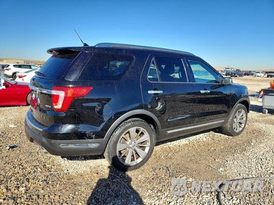 Trzecie zdjęcie samochodu z tyłu: 2018 FORD EXPLORER LIMITED VIN:1FM5K8F87JGC16590 - miniatura