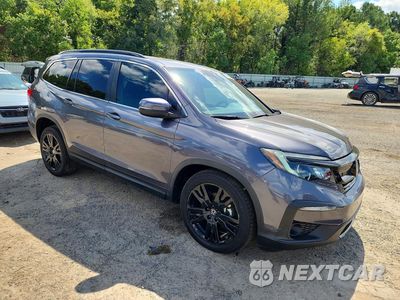 Czwarte zdjęcie samochodu z boku: 2021 HONDA PILOT SE VIN:5FNYF5H27MB045593 - miniatura