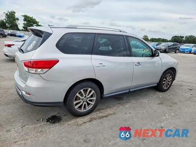 Trzecie zdjęcie samochodu z tyłu: 2014 NISSAN PATHFINDER SV VIN:5N1AR2MN6EC667541 - miniatura