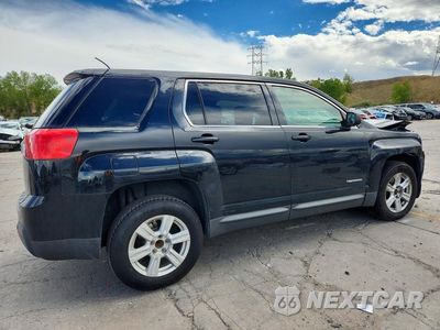 Trzecie zdjęcie samochodu z tyłu: 2015 GMC TERRAIN SL VIN:2GKALNEK9F6363470 - miniatura