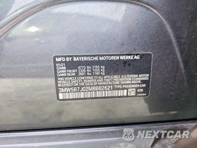 Zdjęcie 13 z 13 samochodu: 2021 BMW 330XI VIN:3MW5R7J02M8B82621 - miniatura