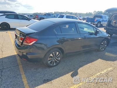 Trzecie zdjęcie samochodu z tyłu: 2013 HONDA CIVIC EX VIN:19XFB2F82DE033401 - miniatura