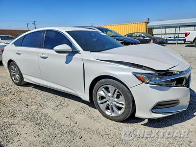 Czwarte zdjęcie samochodu z boku: 2019 HONDA ACCORD LX VIN:1HGCV1F1XKA102070 - miniatura