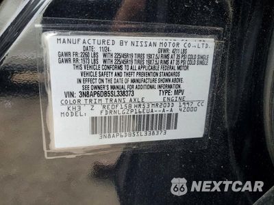 Zdjęcie 14 z 14 samochodu: 2025 NISSAN KICKS SR VIN:3N8AP6DB5SL338373 - miniatura