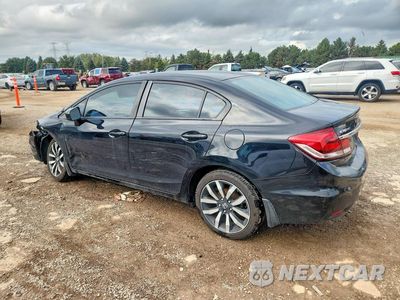 Drugie zdjęcie samochodu z przodu: 2014 HONDA CIVIC EXL VIN:19XFB2F91EE044769 - miniatura