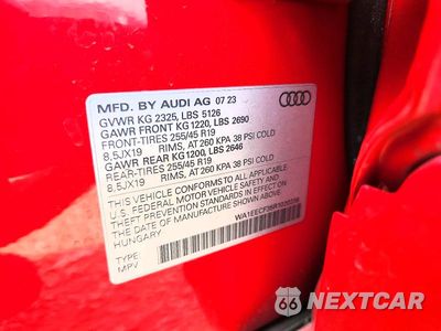 Zdjęcie 14 z 14 samochodu: 2024 AUDI Q3 PREMIUM PLUS S LINE 45 VIN:WA1EECF35R1020238 - miniatura