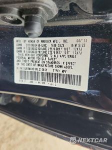 Zdjęcie 12 z 12 samochodu: 2015 HONDA CR-V EX VIN:5J6RM4H59FL070651 - miniatura