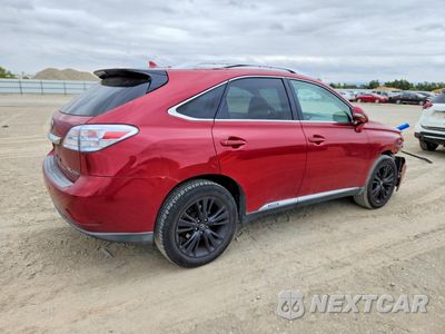Trzecie zdjęcie samochodu z tyłu: 2010 LEXUS RX 450H VIN:JTJBC1BA2A2014609 - miniatura
