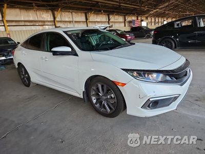 Czwarte zdjęcie samochodu z boku: 2020 HONDA CIVIC EX VIN:19XFC1F35LE007627 - miniatura