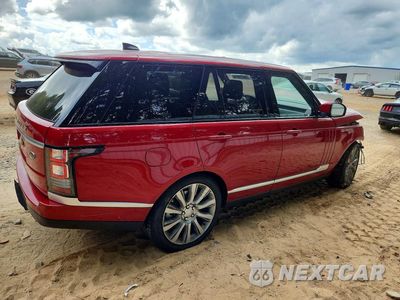 Trzecie zdjęcie samochodu z tyłu: 2017 LAND ROVER RANGE ROVER SUPERCHARGED VIN:SALGS2FE9HA370255 - miniatura