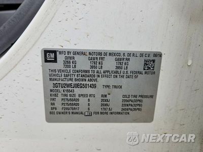 Zdjęcie 12 z 12 samochodu: 2014 GMC SIERRA K1500 DENALI VIN:3GTU2WEJ0EG501439 - miniatura