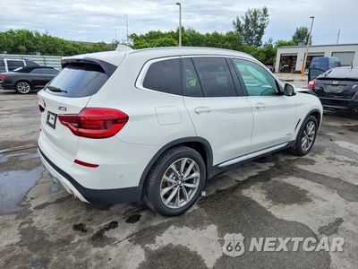 Trzecie zdjęcie samochodu z tyłu: 2018 BMW X3 XDRIVE30I VIN:5UXTR9C55JLC72768 - miniatura