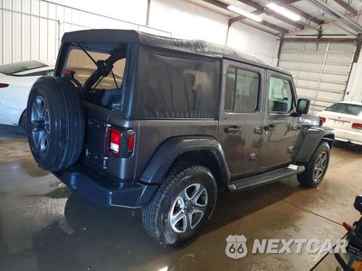 Trzecie zdjęcie samochodu z tyłu: 2022 JEEP WRANGLER SPORT VIN:1C4HJXDGXNW241715 - miniatura