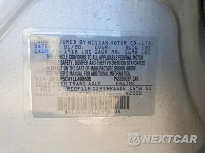 Zdjęcie 12 z 12 samochodu: 2020 NISSAN KICKS SV VIN:3N1CP5CV1LL498605 - miniatura