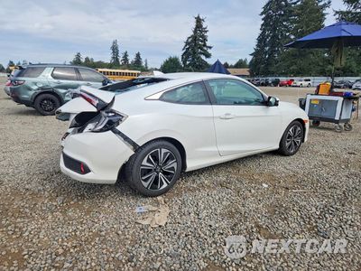 Trzecie zdjęcie samochodu z tyłu: 2018 HONDA CIVIC EXL VIN:2HGFC3B75JH350932 - miniatura