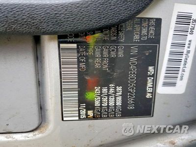 Zdjęcie 13 z 13 samochodu: 2016 MERCEDES-BENZ SPRINTER 2500 VIN:WD4PE8DD5GP226618 - miniatura