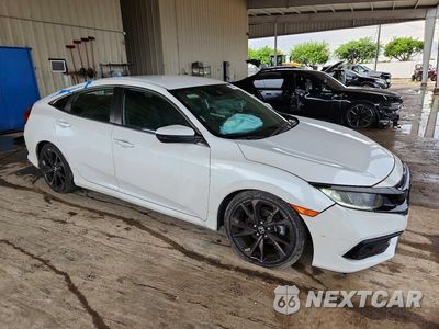 Czwarte zdjęcie samochodu z boku: 2020 HONDA CIVIC SPORT VIN:2HGFC2F80LH595752 - miniatura