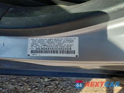 Zdjęcie 13 z 13 samochodu: 2002 HONDA CR-V LX VIN:JHLRD684X2C002459 - miniatura
