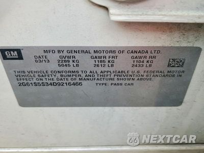 Zdjęcie 12 z 12 samochodu: 2013 CADILLAC XTS PREMIUM COLLECTION VIN:2G61S5S34D9216466 - miniatura