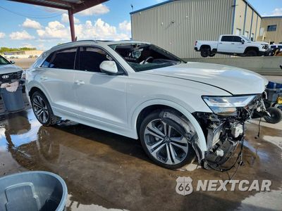 Czwarte zdjęcie samochodu z boku: 2019 AUDI Q8 PREMIUM PLUS VIN:WA1BVAF12KD038755 - miniatura
