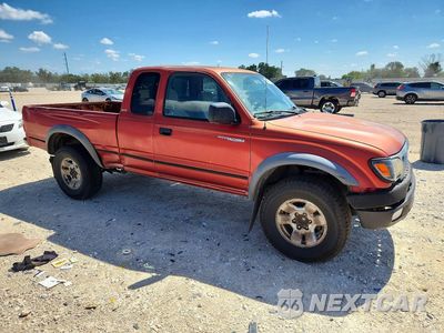 Czwarte zdjęcie samochodu z boku: 2001 TOYOTA TACOMA XTRACAB PRERUNNER VIN:5TESN92N71Z857408 - miniatura