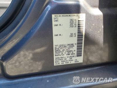 Zdjęcie 12 z 12 samochodu: 2020 NISSAN ALTIMA S VIN:1N4BL4BV1LC114081 - miniatura