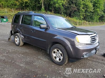 Czwarte zdjęcie samochodu z boku: 2012 HONDA PILOT LX VIN:5FNYF4H25CB005151 - miniatura