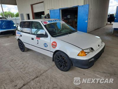 Czwarte zdjęcie samochodu z boku: 1992 GEO METRO BASE VIN:2C1MR6466N6757635 - miniatura