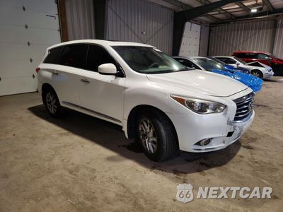 Czwarte zdjęcie samochodu z boku: 2013 INFINITI JX35 BASE VIN:5N1AL0MM2DC349640 - miniatura