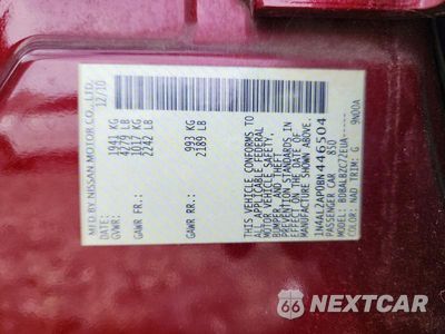 Zdjęcie 12 z 12 samochodu: 2011 NISSAN ALTIMA 2.5 VIN:1N4AL2AP0BN446504 - miniatura