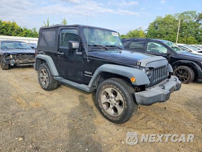 Czwarte zdjęcie samochodu z boku: 2015 JEEP WRANGLER SPORT VIN:1C4AJWAG5FL605817 - miniatura