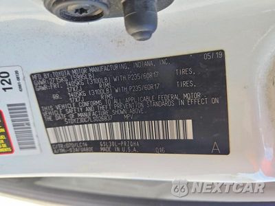 Zdjęcie 13 z 13 samochodu: 2020 TOYOTA SIENNA XLE PREMIUM 8-PASSENGER VIN:5TDYZ3DC7LS026837 - miniatura