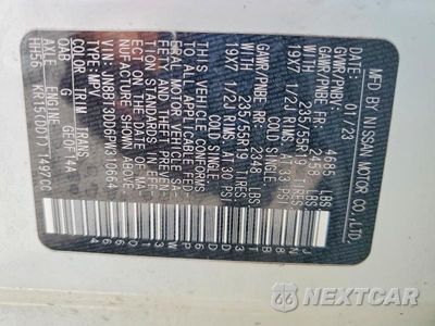 Zdjęcie 13 z 13 samochodu: 2023 NISSAN ROGUE PLATINUM VIN:JN8BT3DD6PW310664 - miniatura