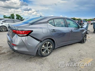 Trzecie zdjęcie samochodu z tyłu: 2023 NISSAN SENTRA SV VIN:3N1AB8CV6PY287030 - miniatura